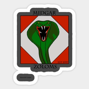 Midgar Zoloms Sticker